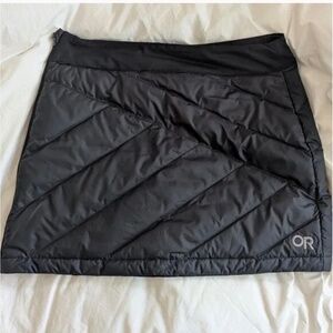 Outdoor Research Coldsnap Black Down Skirt Womens 700 Fill